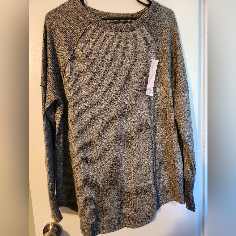 Juniors' SO* Cozy Long Sleeve Raglan Tee